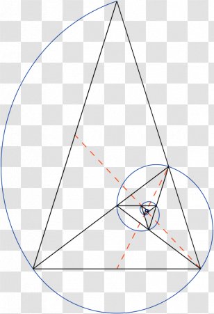 Fibonacci Number Golden Spiral Ratio Sequence - Line Art Transparent PNG