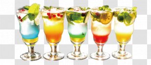 Cocktail Garnish Juice Liqueur Gelatin Dessert - A Of Various Flavors Transparent PNG