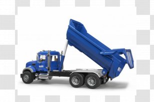 Mack Trucks Car Dump Truck Bruder - Vehicle Transparent PNG