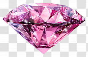 Pink Diamond - Shiny Pink Diamond Jewel Transparent PNG