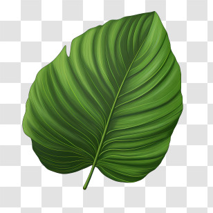 Tropical Leaf - Green Tropical Leaf Illustration Transparent PNG