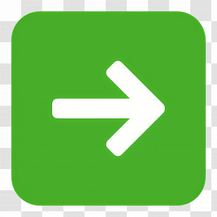 Arrow Green - Green Right Arrow Icon Transparent PNG