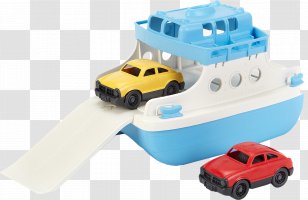 Ferry City Car MINI Cooper Boat - Toy Transparent PNG