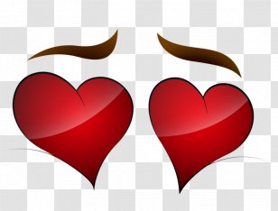 Heart Cartoon Eye Illustration Transparent PNG