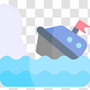 Ship Accident - Sinking Ship Illustration Transparent PNG