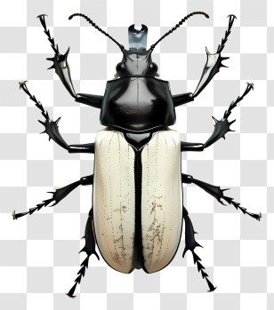 Amazing Icon - Detailed Beetle Illustration Transparent PNG