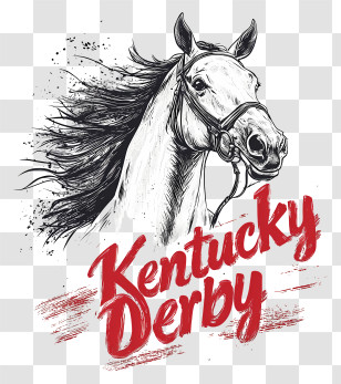 Kentucky Derby - Kentucky Derby Horse Illustration Transparent PNG