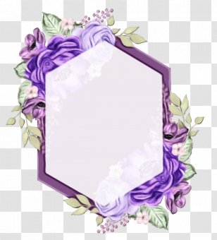 Background Design Frame - Picture - Lavender Transparent PNG