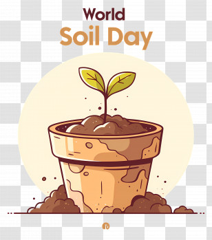 World Soil Day - Potted Plant For World Soil Day Transparent PNG