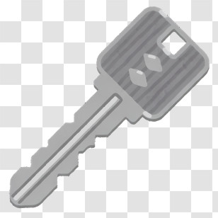 Icon - Metal Key For Security Transparent PNG