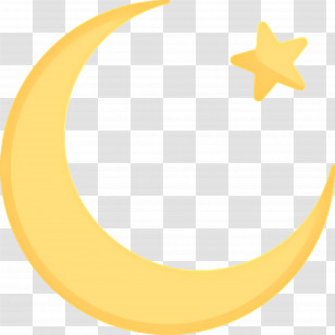 Moon Stars - Crescent Moon And Star Symbol Design Transparent PNG