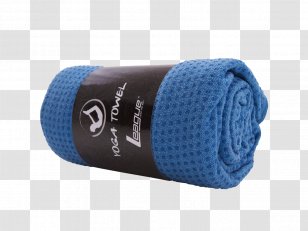 Towel Textile Clothing Yoga & Pilates Mats Blue Transparent PNG