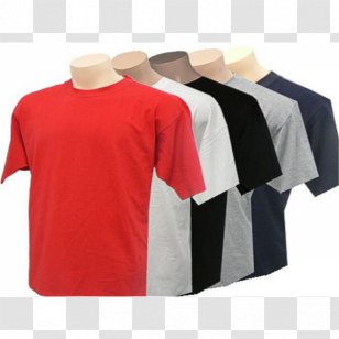 Printed T-shirt Cotton Clothing Crew Neck - Workwear Transparent PNG