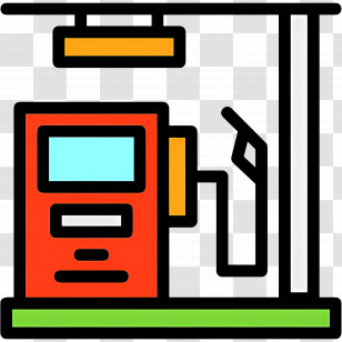 Gas Station - Modern Gas Station Icon Transparent PNG