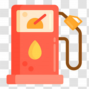 Charging Station - Gas Pump At A Fuel Station Transparent PNG