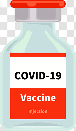 Clear Glass Vial - COVID-19 Vaccine Medicine Bottle Transparent PNG