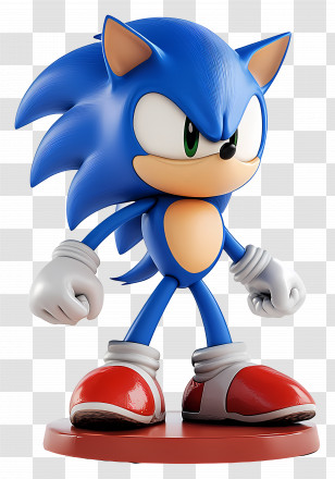 Sonic The Hedgehog - Sonic The Hedgehog Running Transparent PNG