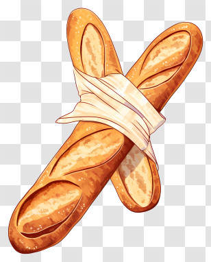 French Baguette - Freshly Baked French Baguettes Transparent PNG