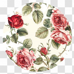 Roses Garden - Beautiful Red Roses Transparent PNG