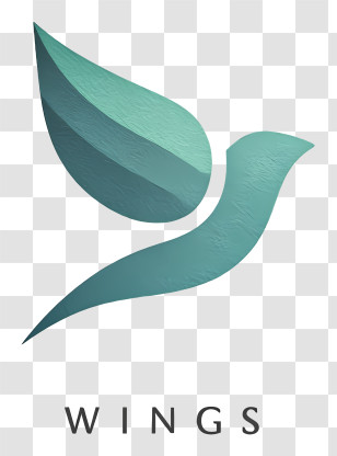 Wings Logo - Teal Wings Logo Icon Transparent PNG