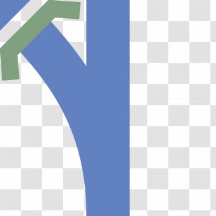 Logo Brand Line - Blue Transparent PNG