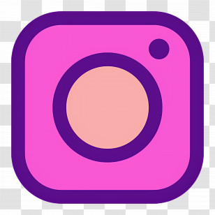 Instagram - Pink And Purple Instagram Logo Icon Transparent PNG