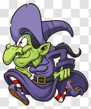 Witchcraft Royalty-free Clip Art - Purple - Green Halloween Devil Transparent PNG