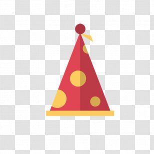 Party Hat Icon - Triangle - Dot Stick Figure Transparent PNG
