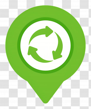 Recycle Symbol - Green Recycle Symbol Icon Transparent PNG
