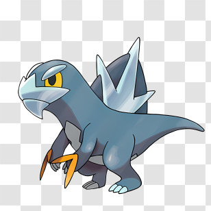 Arctibax - Cartoon Dinosaur With Claws Transparent PNG