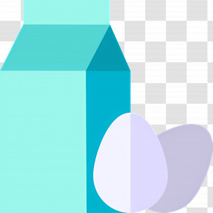 Milk And Egg - Milk Carton And Egg Transparent PNG