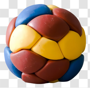 Multicolored Ball - Colorful Puzzle Ball Transparent PNG
