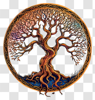 Tree Of Life - Decorative Celtic Tree Symbol Transparent PNG