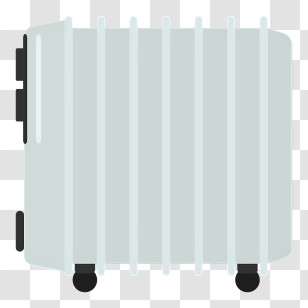 Icon - Gray Suitcase For Travel Transparent PNG