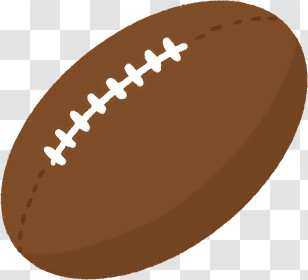 Icon - Brown Football Illustration For Sports Transparent PNG