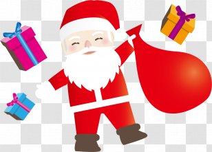 Santa Claus Village SantaCon Christmas Ornament Gift - Vector And Gifts Transparent PNG