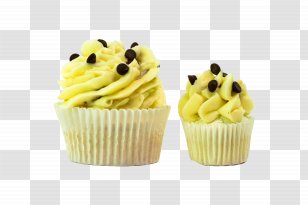 Cupcake Muffin Buttercream Baking Flavor - Dessert - Cookie Dough Transparent PNG