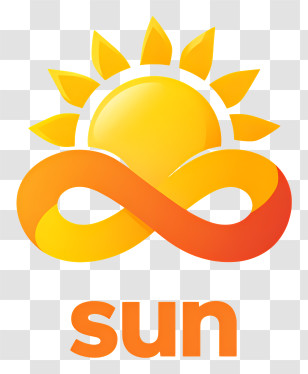 Sun Logo - Sun Logo With Infinity Symbol Transparent PNG