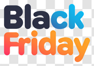 Black Friday - Black Friday Colorful Text Transparent PNG