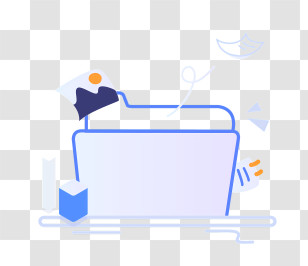 Icon - Organized Folder With Files And Documents Transparent PNG