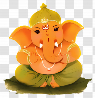 Ganesha Chaturthi - Ganesha Illustration Transparent PNG