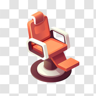 Hair Salon - Barber Chair In A Salon Transparent PNG