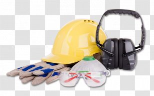 Personal Protective Equipment Safety Stock Photography Hazard Fall Protection - Hard Hats - Goggles Transparent PNG