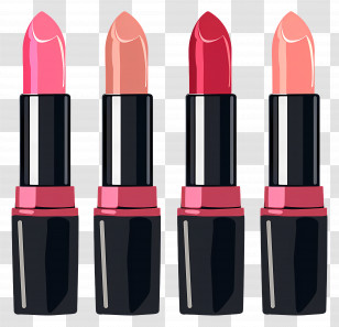Lipsticks - Colorful Lipsticks In A Variety Of Shades Transparent PNG