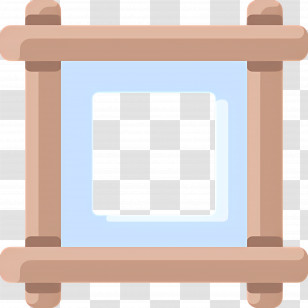 Photo Frame - Wooden Square Frame For Art Transparent PNG