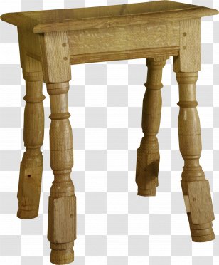 Table Icon - Wood - Retro Material Free To Pull Transparent PNG