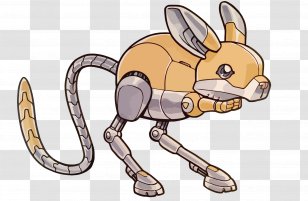 Robot Domestic Rabbit Technology - Fauna - Vector Machine Jumping Mouse Transparent PNG