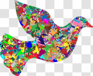Clip Art Openclipart Mosaic Vector Graphics - Watercolor - Dove Transparent PNG