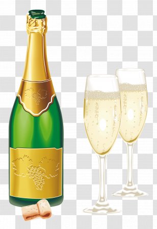 Champagne Wine Beer Clip Art - Glass Transparent PNG