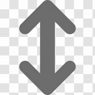 Double Arrow - Up And Down Arrow Symbol Transparent PNG